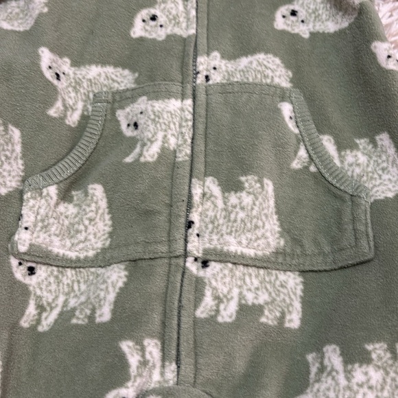 Child Of mine By Carter’s~ 18 Month Sleeper
Very warm green and cream with bears - Picture 3 of 5